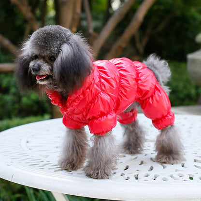Winter Padded Dog Jacket - Windproof and Waterproof Pet Outerwear