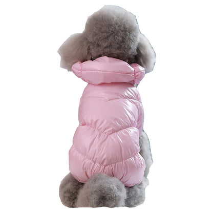 Winter Padded Dog Jacket - Windproof and Waterproof Pet Outerwear