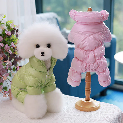 Winter Padded Dog Jacket - Windproof and Waterproof Pet Outerwear